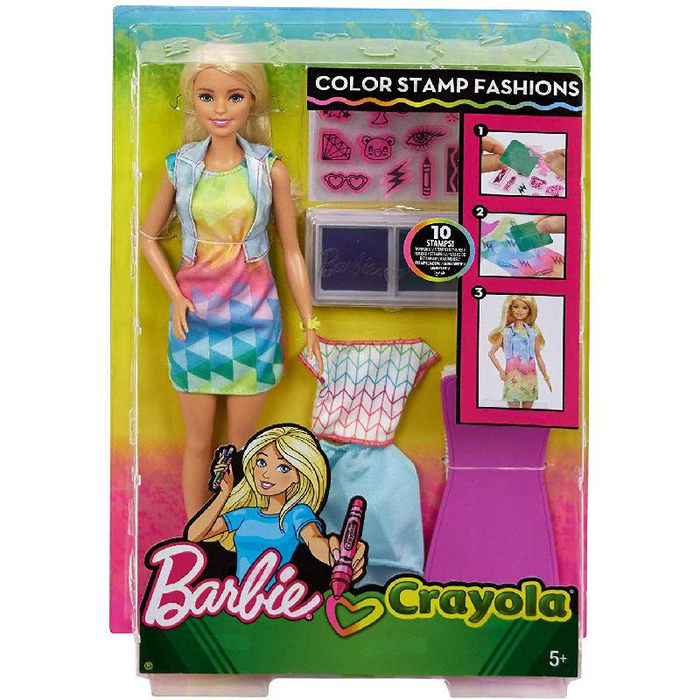 Barbie Crayola Color Stamp Fashion