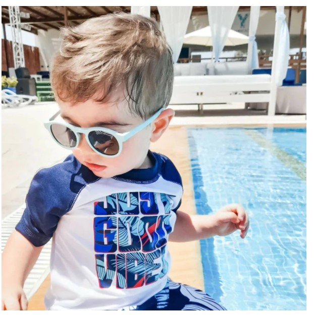 James - Seafoam Kids Sunglasses 