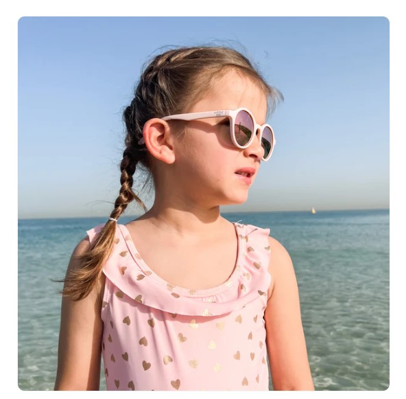 ليتل سول-نظارات شمسية للأطفال وردي عاكس