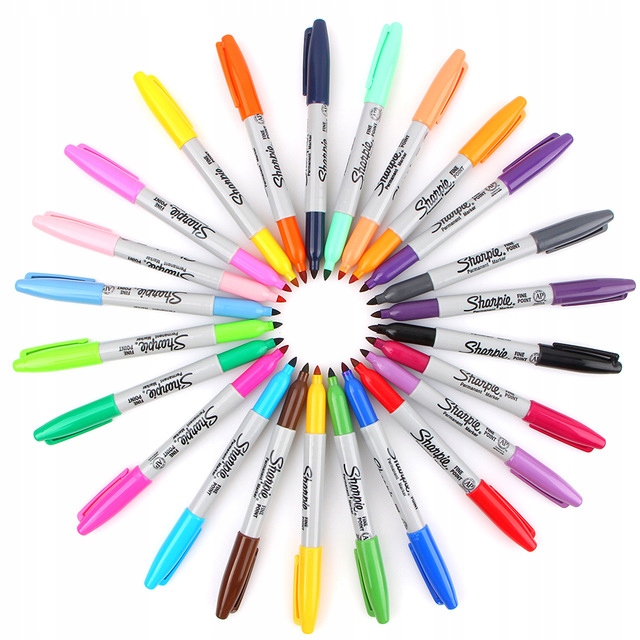 مجموعة أقلام شاربي الدائمة 30 قطعة فرصة