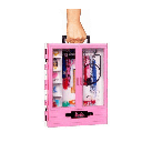 خزانة ملابس باربي الوردية