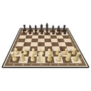 كلاسيك لوحة لعب شطرنج خشبية