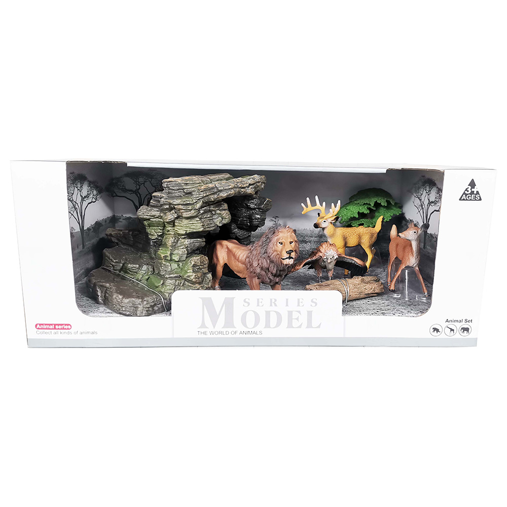 Model Series Animal Figure Mix 4pcs Set Asstd.