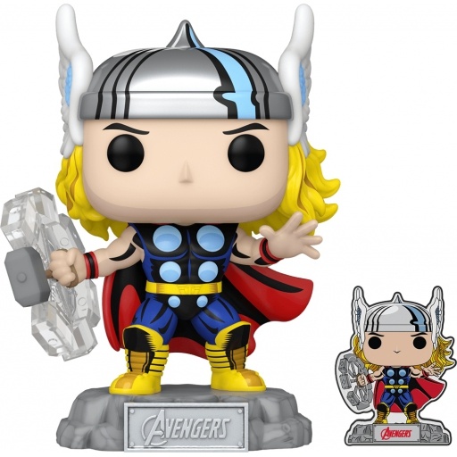 Pop! Marvel: A60 - Comic Thor w/ Pin (Exc)