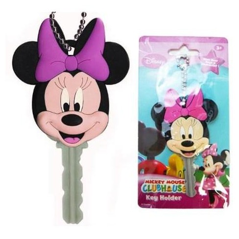 Soft Touch PVC Key Holder - Minnie