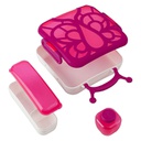 Boon -BENTO Lunch Box - Pink Butterfly