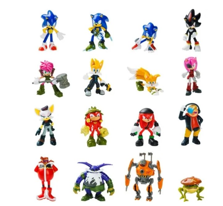 Sonic figures 12 pack Deluxe box (S1) - including 2 rare hidden characters