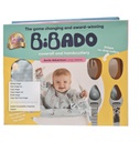 بيبادو طقم مريلة وأدوات مائدة لفطام الطفل
