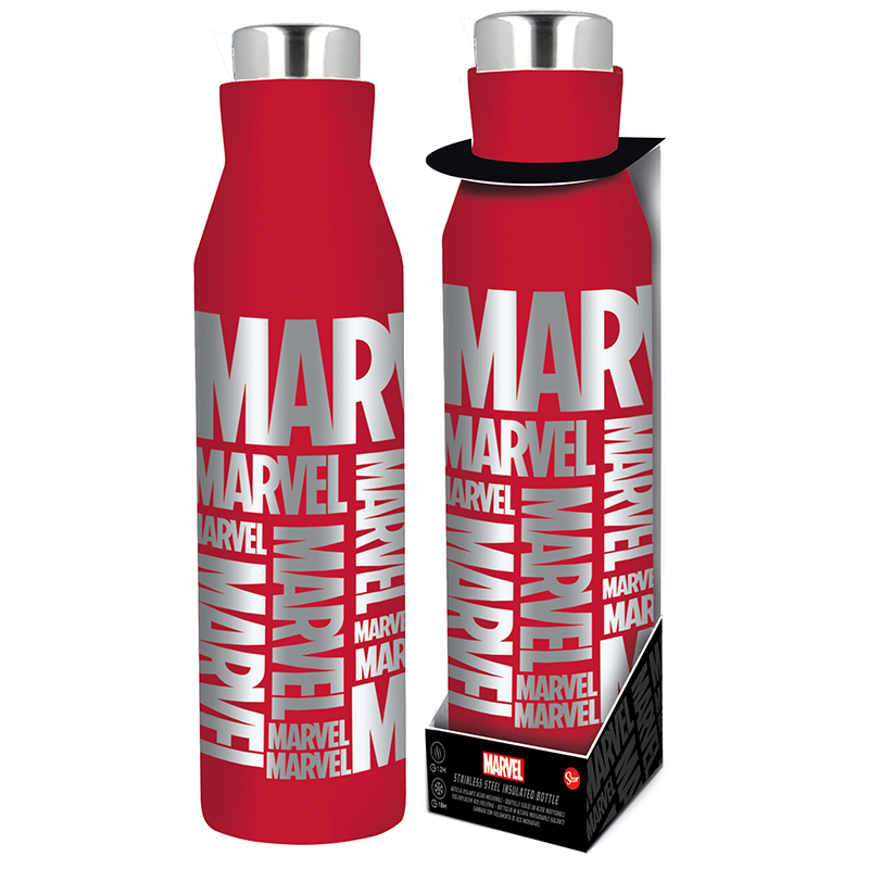 زجاجة مياه مارفل ديابولو من الفولاذ 585مل