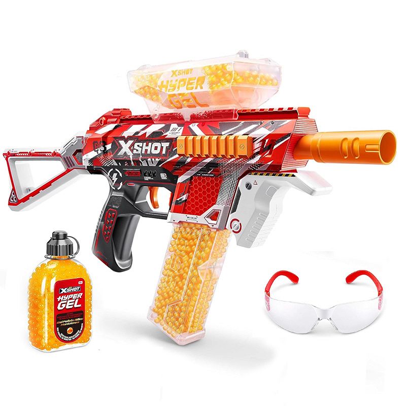 إكس شوت - مسدس هايبر جل مع 20000 كرة جل - كبير - برتقالي 