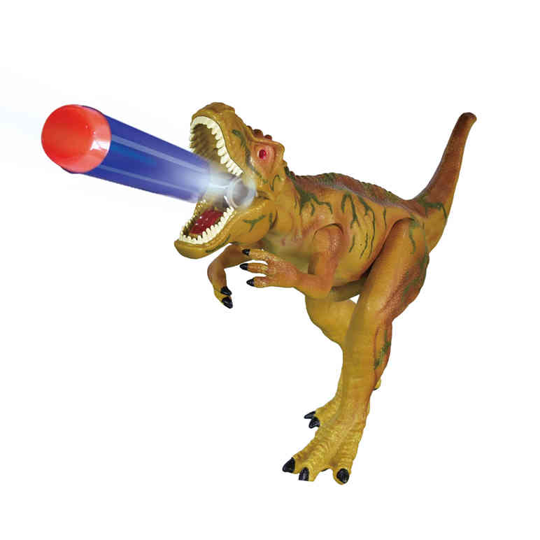 مسدس رمي السهام الناعم على شكل ديناصور