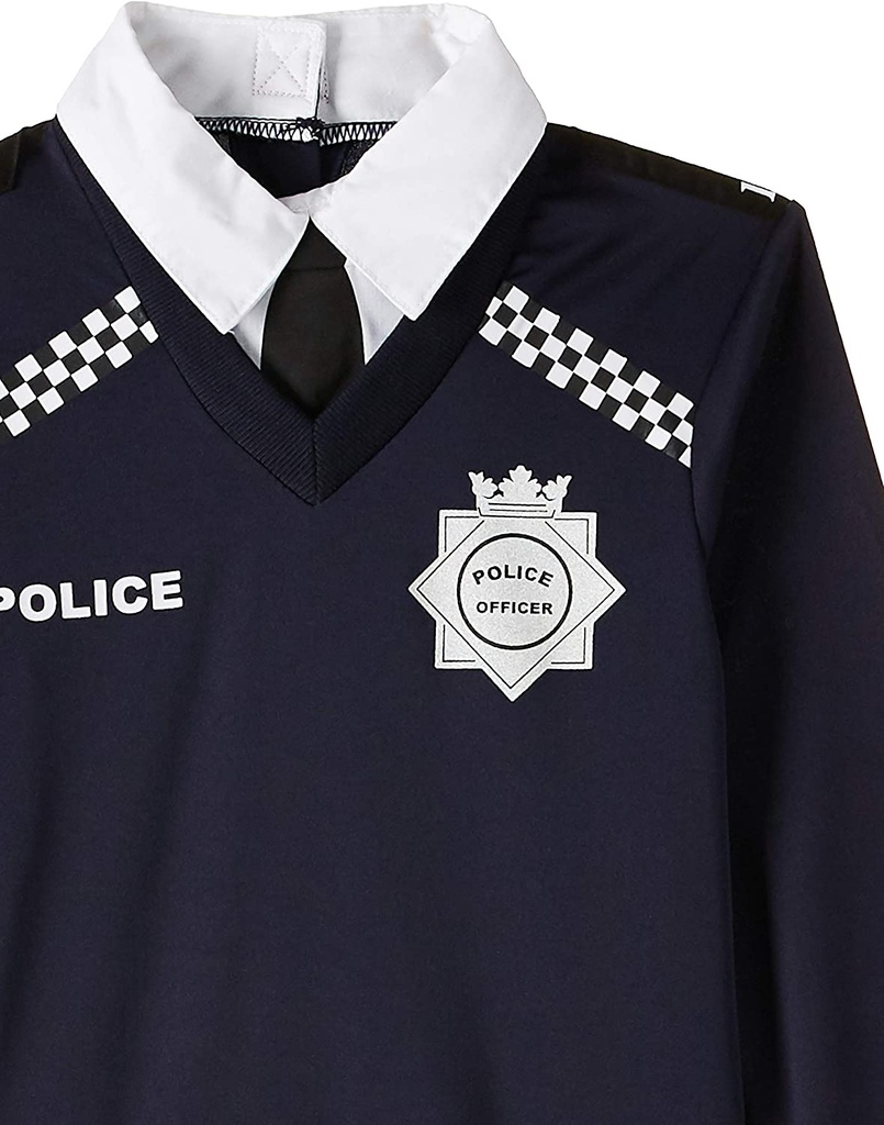 ملابس تنكرية مهنية رجل شرطي  للاولاد من روبيز، مقاس مديم، لعمر 5-6 سنوات