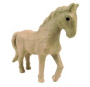 مجسم حصان ورقي بني 19x6,5x23سم ،من ديكوباتش