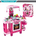 touch sensitive case Kitchen table with music &amp; light no include battery （girl）