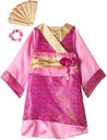 ملابس تنكرية لشخصية زي الأميرة الاسيوية للبنات، مقاس مديم، لعمر 5-6 سنوات
