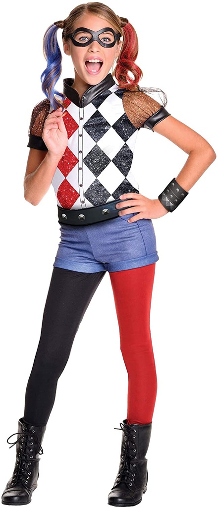 Super hero Harley Quinn cosplay costume