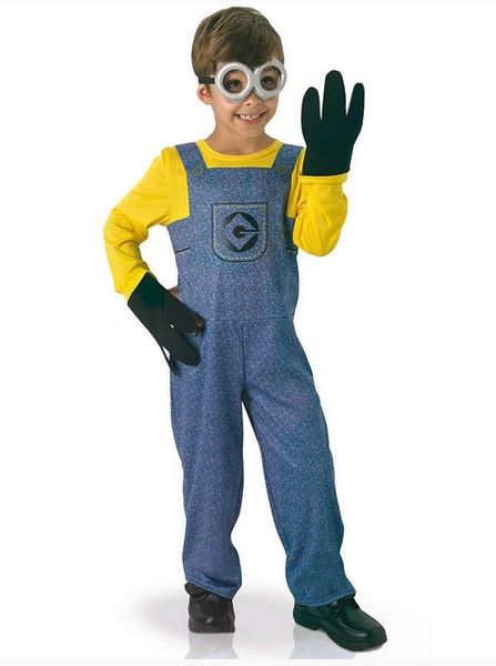 Despicable Me Minion Minion Dave Costume For Boys, Medium, 5-6 Years