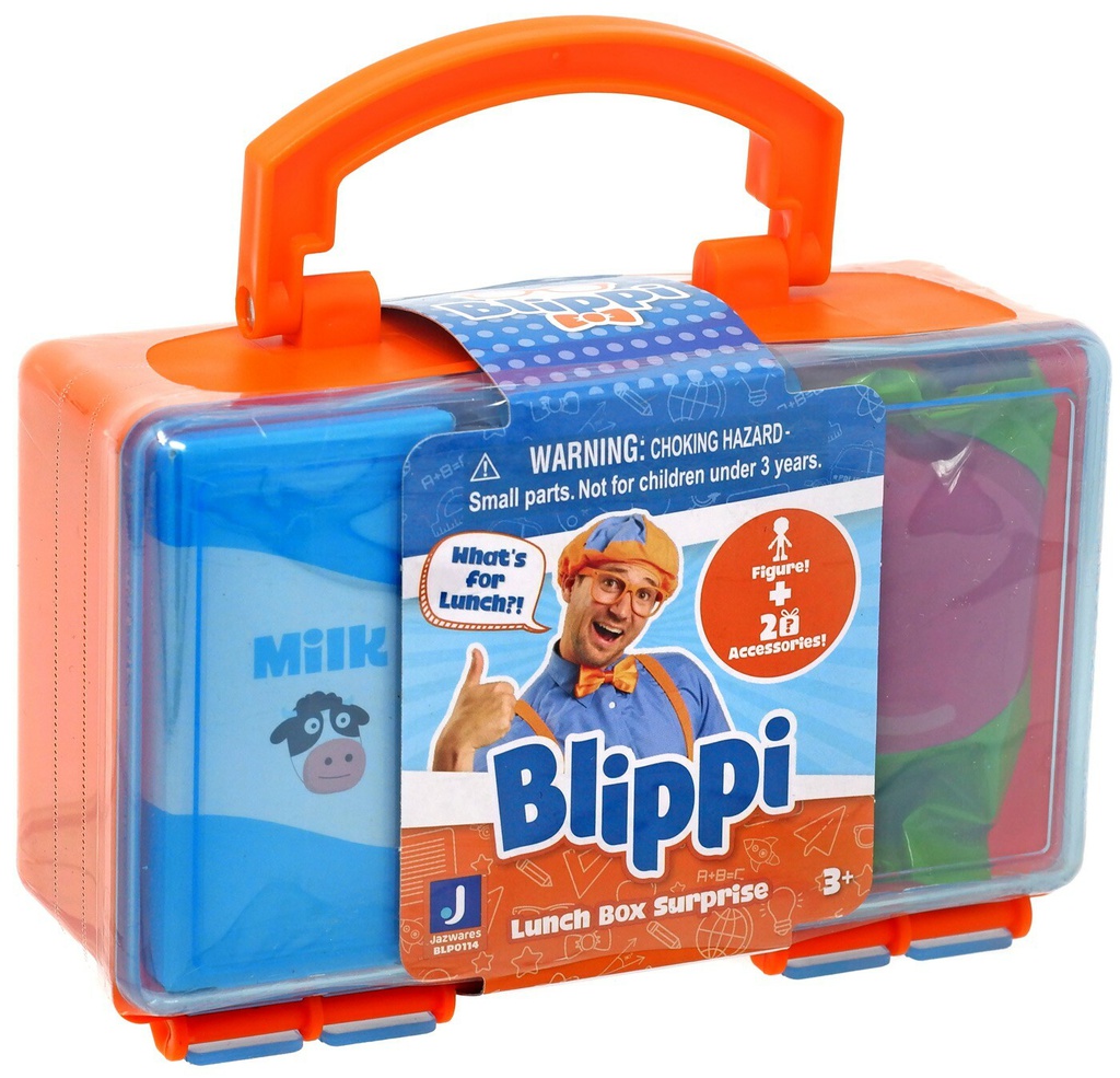 Chef Figure with Red Deluxe Lunch Box -  from Blippi