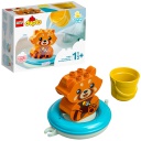 LEGO - Playing with Cute Panda - Washing the Panda with the Bucket