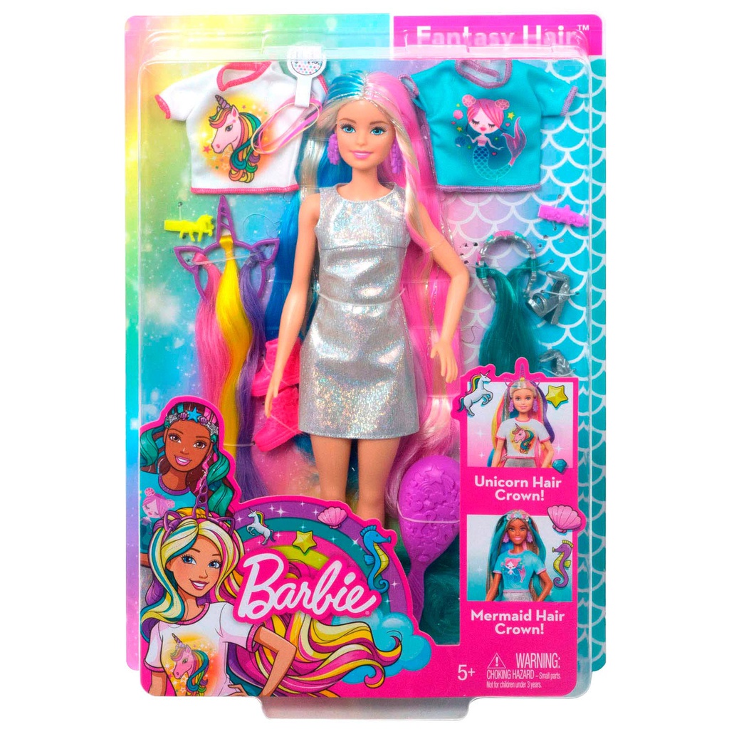 Barbie hair fairy doll
