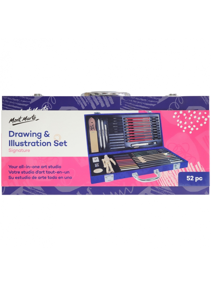 Mont Marte - 52-Piece Signature Drawing and Painting Set
