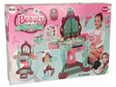 Kids makeup table with makeup accessories for girls