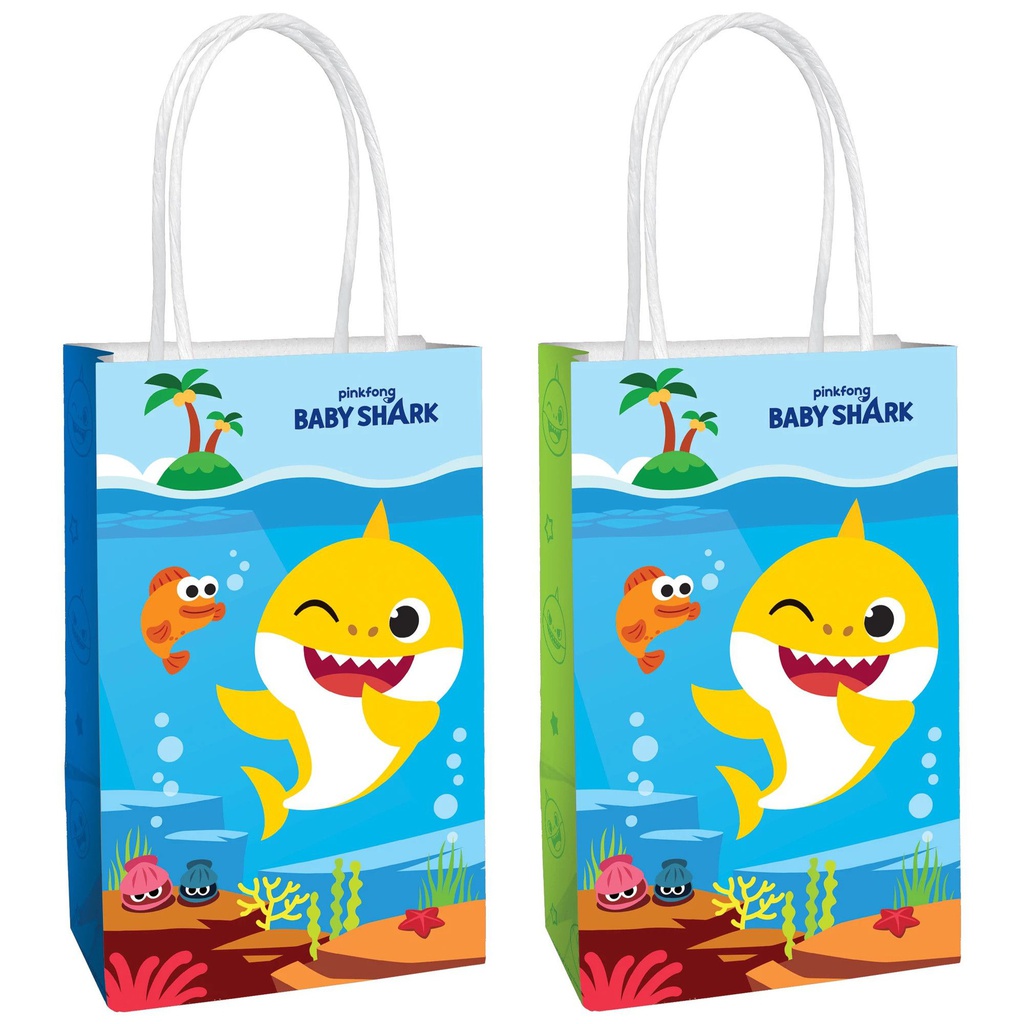 Baby Shark Deluxe Kraft Gift Bags