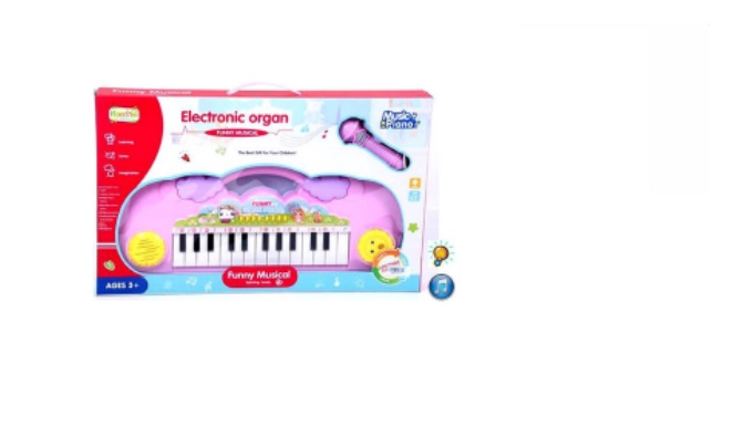Funny electronic piano music instrument