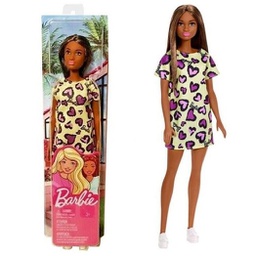 [DTF41] 12 inch Barbie Chic Heart Dress Doll Yellow