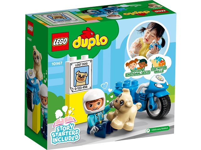 LEGO - Police Bike - With a cute animal to take care of and a policeman