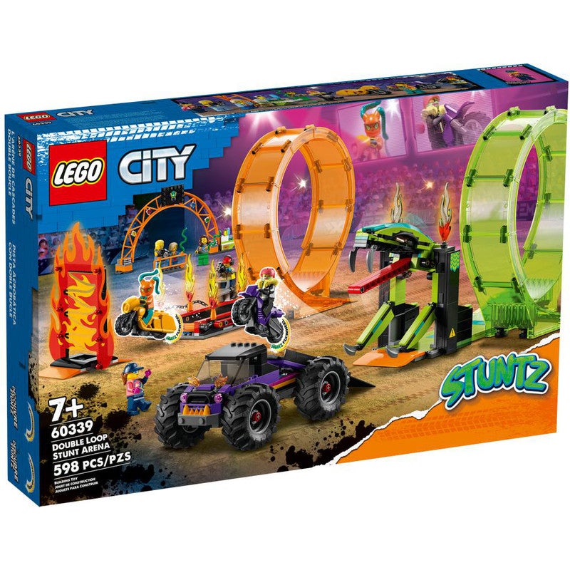 LEGO City Snake Ring with Built-in Jaws and Ring of Fire 7 minifigures