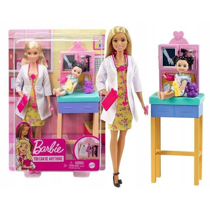 Barbie - Baby Doctor Doll Playset