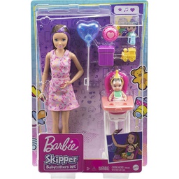 [GRP40] Barbie Skipper Doll and Babysitter Set