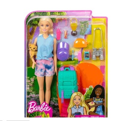 [hdf73] Barbie - Big City Big Dreams Barbie Camp Doll -Accessories