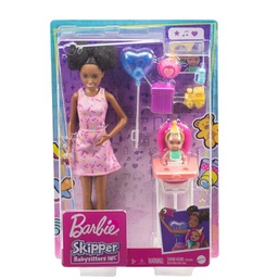[fhy97] Barbie Skipper Baby Sitters Bedtime Doll and Playset