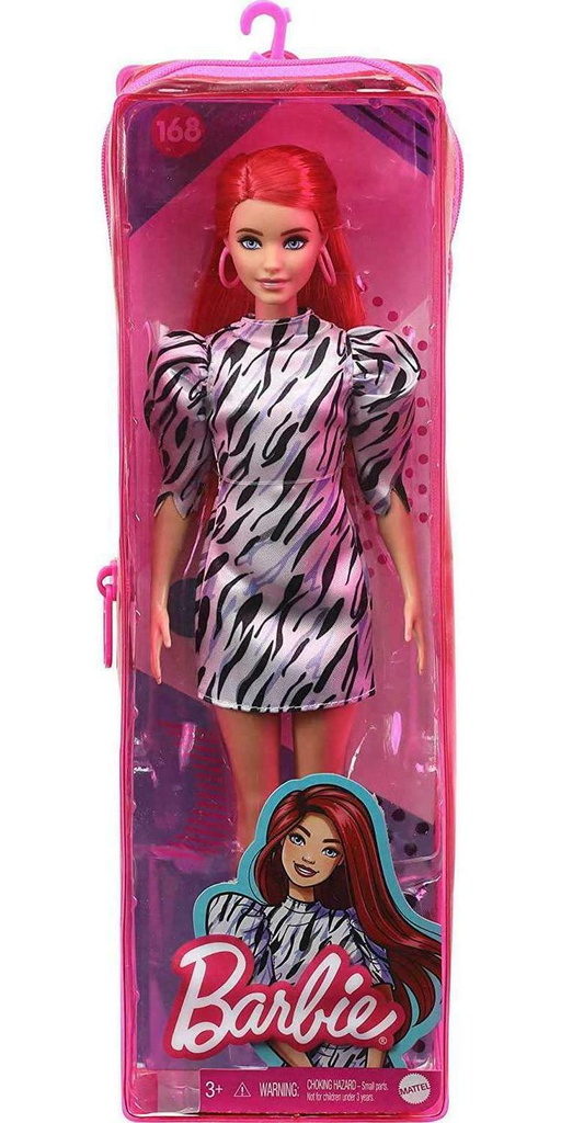 Barbie fashionista doll with red hair