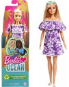 Barbie loves the ocean with a floral print dress