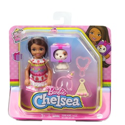 [ghv69] Barbie Club Chelsea Doll 6 Inch With Pet