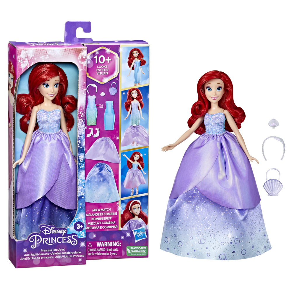 Disney Princess Life Doll - 10 Fashion Sets