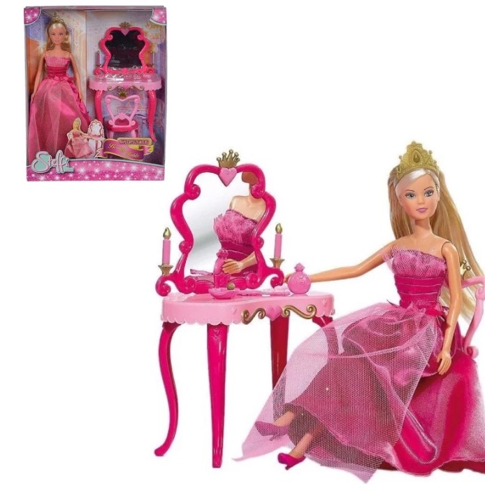 Stevie love princess doll play set with dressing table