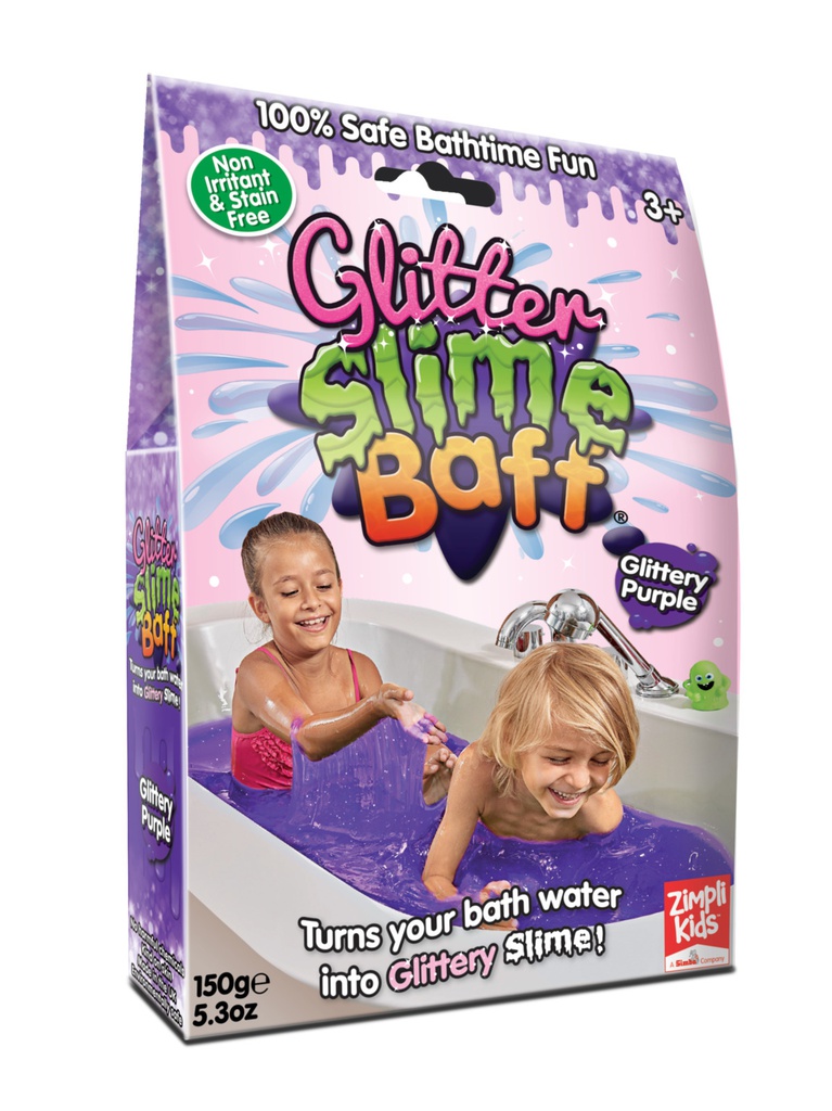 Glitter Slime Puff - Purple