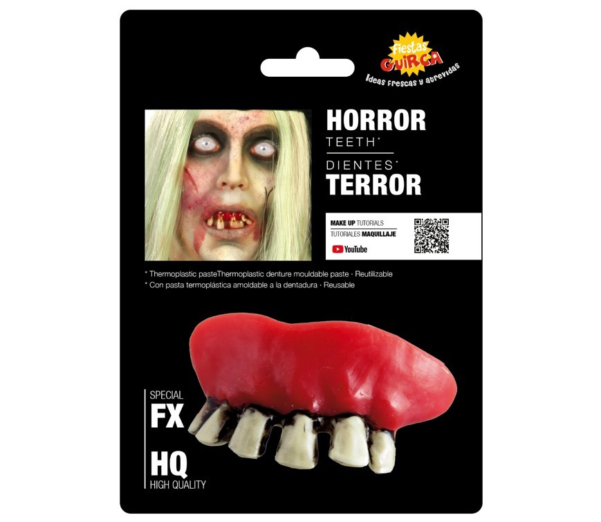 Halloween zombie dentures for adults