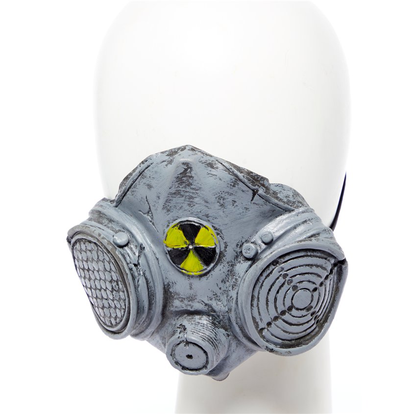 Nuclear hazard gas mask-mask