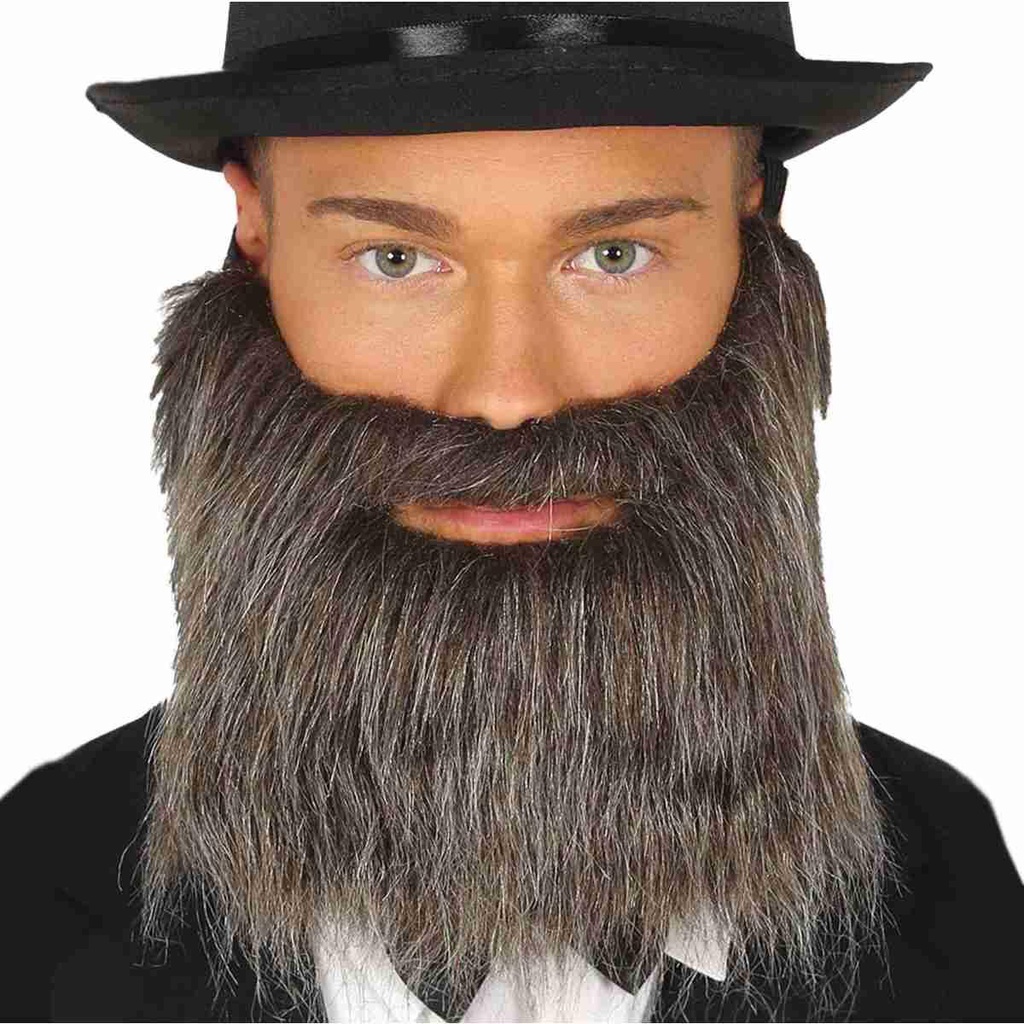 Gray beard with mustache - Halloween