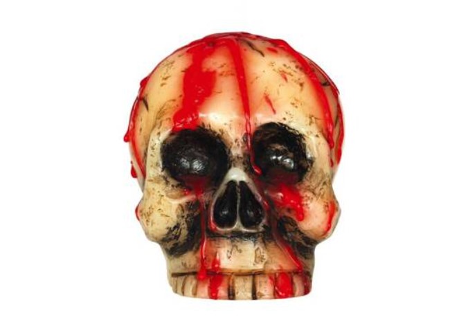 10cm Halloween Bloody Skull Candle