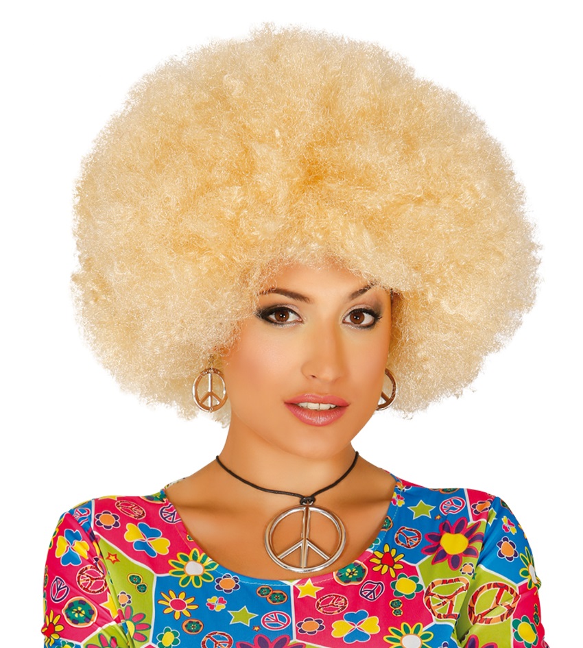 Afro maxi blonde wig - hello win