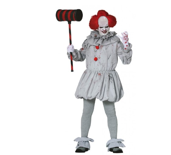 Killer Clown Fancy Dress-Halloween