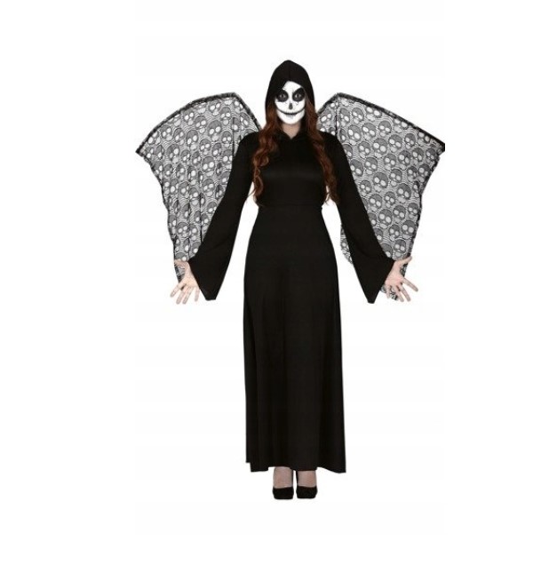 ملابس تنكرية فستان مجنح الموت-هالووين