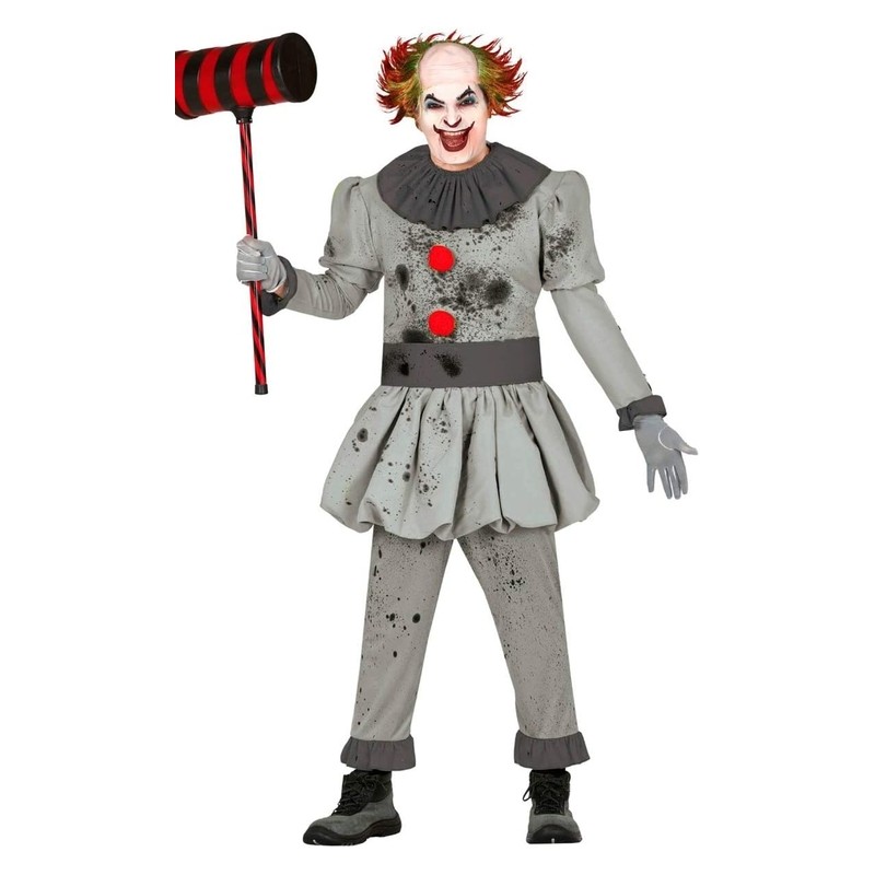 Crazy Clown Costume - Halloween