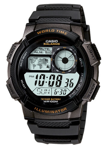 Casio boys watch with 5 alarms